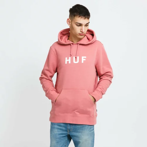 Huf Essentials Og Logo P/O Hoodie Dusty Rose