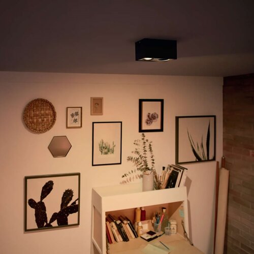 Philips box spot svetiljka crna LED 2x4.5W Slike