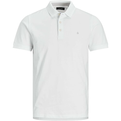 JACK&JONES Muška majica JJEPAULOS POLO bela Cene