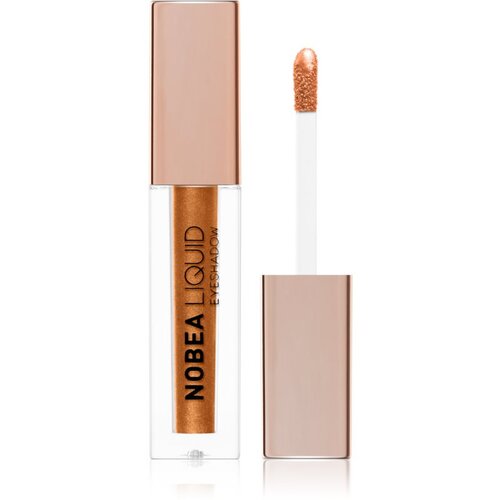 NOBEA Metal Liquid Eyeshadow tekuće sjenilo za oči nijansa Copper #E01 4 ml Slike