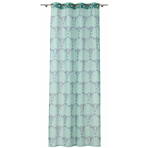 Mendola Fabrics Zelena prosojna zavesa 140x260 cm Mauritius –