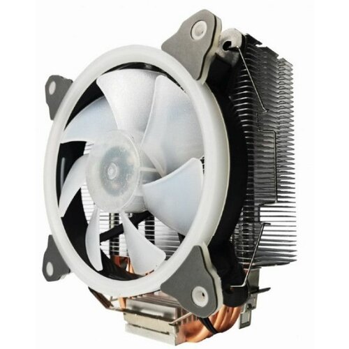 Gembird CPU-HURACAN-ARGB-X130 led uni kuler 150W 120mm.Fan +/-1600rpm 26dBa lga 775/115x/1200/AMD Slike