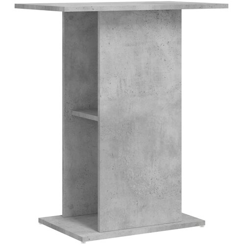 Stalak za akvarij Betonsko sivi 60,5x36x72,5 cm Konstruirano drvo Slike