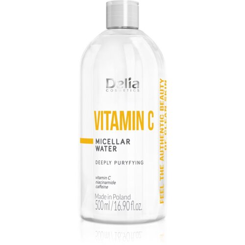Delia Cosmetics Authentic Beauty Vitamin C čistilna micelarna voda z vitaminom C 500 ml Cene