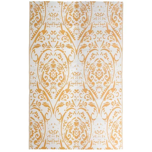 Vanjski tepih narančasto-bijeli 190 x 290 cm PP