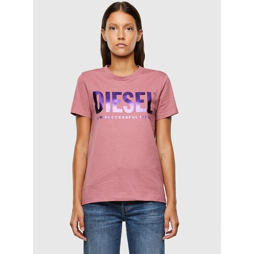 Diesel T-shirt - TSILYWX TSHIRT old pink Cene