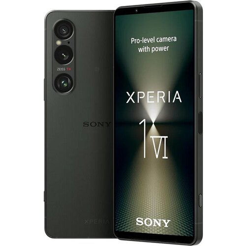 Sony Xperia 1 VI pametni telefon 256 GB 16.5 cm (6.5 palac) kaki Android&amp;trade; 14 Dual-SIM Slike