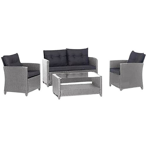 SUNFUN Set lounge namje&amp;scaron;taja Mara (4 -dij., Siva, antracit) Slike