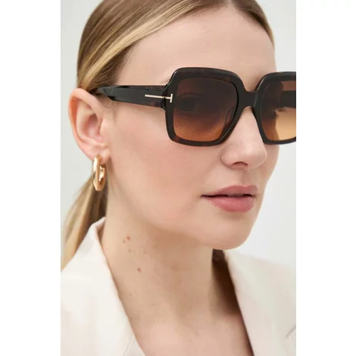 Tom Ford Sunčane naočale za žene, boja: smeđa, FT1082_5452F