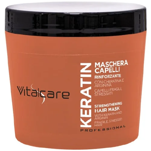 Vitalcare Keratin maska za okrepitev las za lase 500 ml