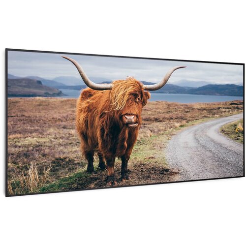 Klarstein Wonderwall Air Art Smart, infrardeč grelnik, krava, 120 x 60 cm, 700 W Cene