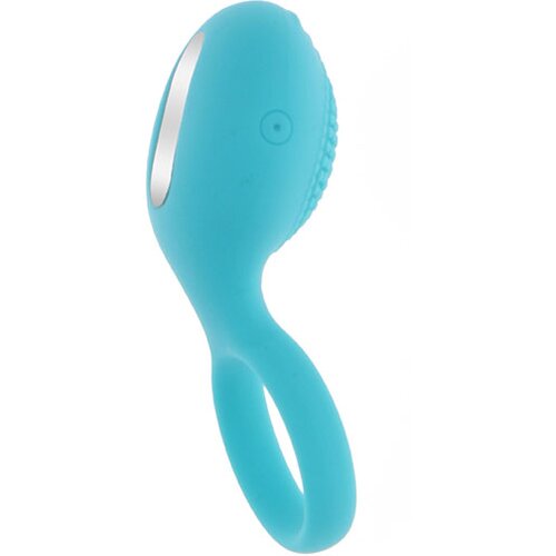 Toy Joy Tickle Brush C-Ring Blue Slike
