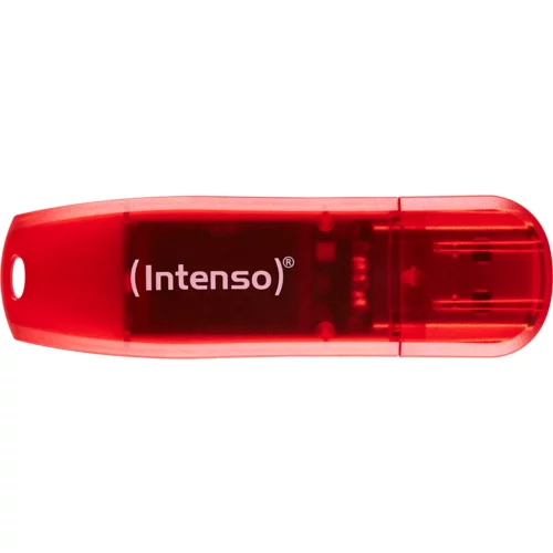 Intenso (Intenso) USB Flash drive 128GB Hi-Speed USB 2.0, Rainbow Line, RED - USB2.0-128GB/Rainbow