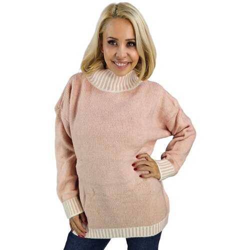 Pri Warm and cozy women's striped sweater autumn winter KEIRA Cijene