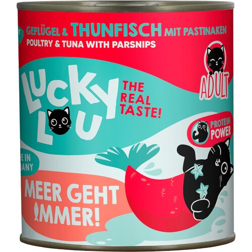  Ekonomično pakiranje Lucky Lou Adult 2 x 800 g - Perad i tuna Cijene