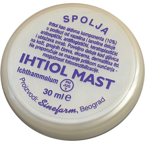 Sinefarm Ihtiol mast 30 ml Slike