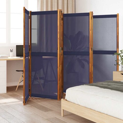 Sobna pregrada s 6 panela tamnoplava 420x180 cm Cijene