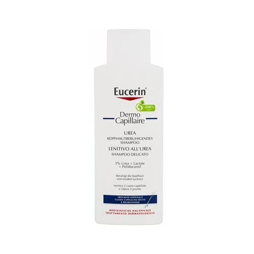 Eucerin dermocapillaire calming šampon za suho in srbeče lasišče 250 ml za ženske