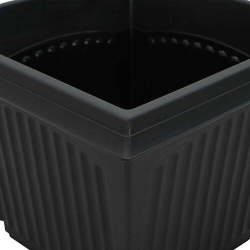  Saksije za biljke 6 pcs Crna 20 x 20 x 16 cm Plastika Slike