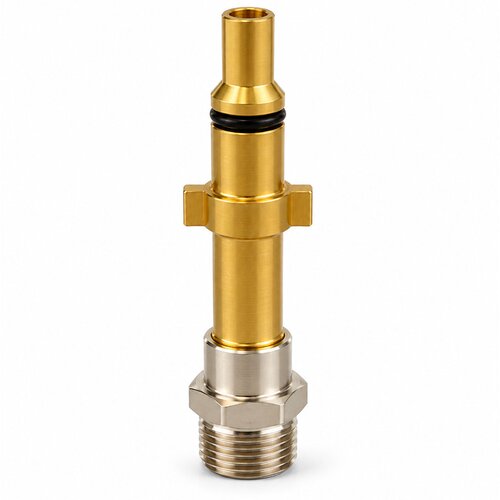 Rosfix M22 Adapter – Nadomestni Del za Visokotlačni Čistilnik Nilfisk Huter Anlu Kolner | Zunanji Navoj M22, Medenina in Jeklo, Tesno, (5000356566) Cene