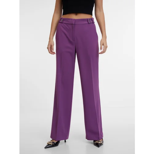 Orsay Purple Women's Straight Pants - Women's