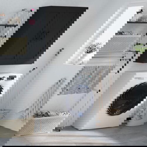 vidaXL Zidni ormarić crni 69 5 x 34 x 90 cm od konstruiranog drva Cijene