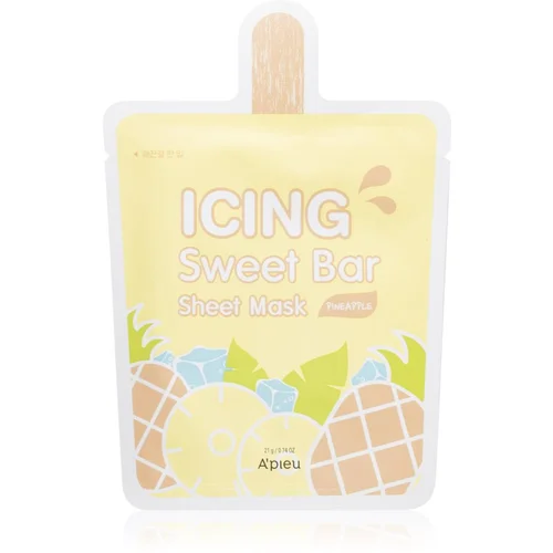 A_PIEU Icing Sweet Bar Mask Pineapple Sheet maska s osvježavajućim učinkom 21 g