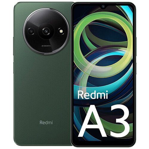 Xiaomi Mobilni telefon Redmi A3, 6.7&amp;Prime;, IPS, 128GB, 4GB Ram, 5000 mAh, Zeleni Slike