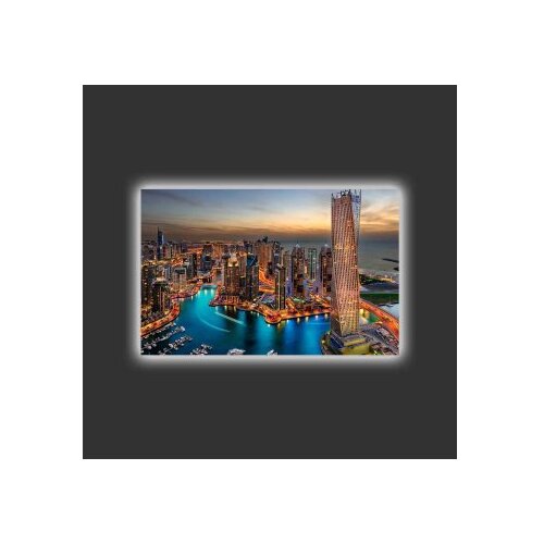 Wallity Zidna slika sa LED osvetljenjem 4570HDACT-082, 45x70 cm Slike