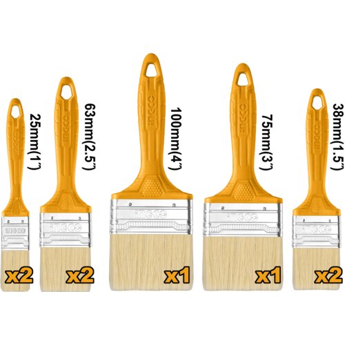 Ingco CHPTB7860801 Set četki za farbanje, 8 komada Slike