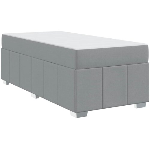  Krevetna konstrukcija Svijetlo siva 90 x 200 cm tkanina Slike
