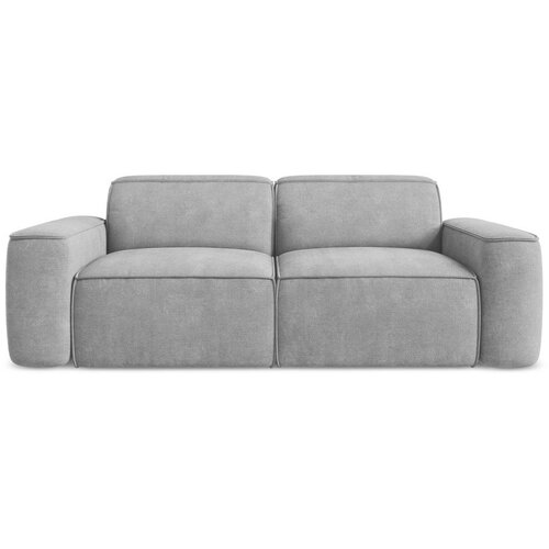 Makamii Svijetlo siva sofa od šenila 204 cm Omao – Cijene
