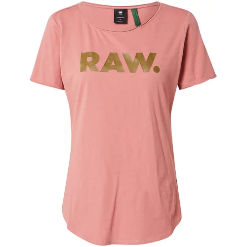 G-star Raw Majica zlata / roza