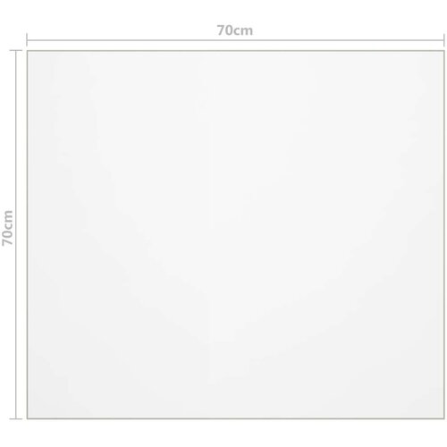  Za&amp;scaron;tita za stol prozirna 70x70 cm 1 6 mm PVC Slike
