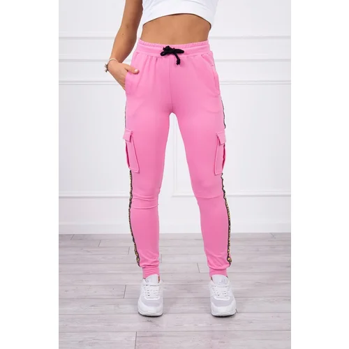 Kesi Light pink cargo trousers