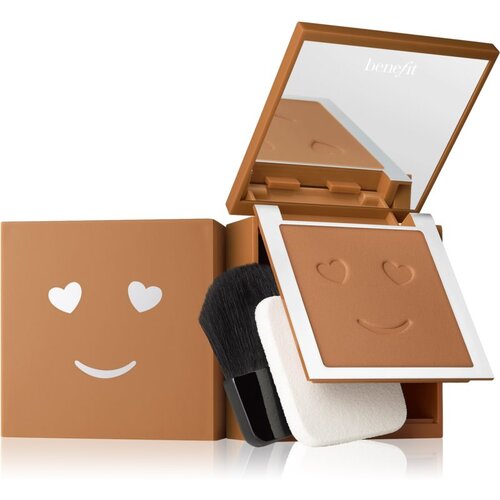 Benefit Hello Happy Velvet Powder Foundation kompaktni pudrasti make-up odtenek 11 Dark Neutral 7 g Cene