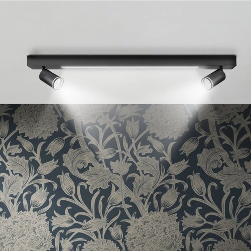  LED plafonsko svetlo PARIS LED/24W/230V + 2xGU10/10W crno Slike