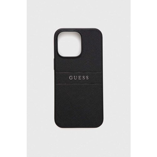 Guess Ovitek Saffiano GUHCP13LPSASBBK, Iphone 13/ 13 Pro, črn, (20689635) Cene