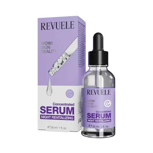 Revuele revitalizirajući serum Wow! Skin Beauty Concentrated serum Night Revitalizing