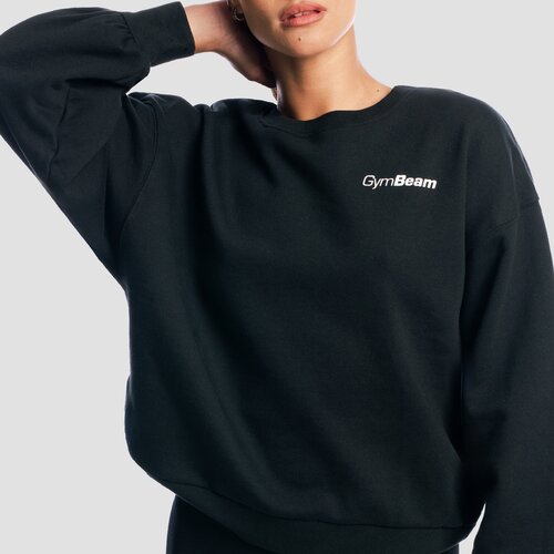 GymBeam ženski duks base jumper black 111877 Slike