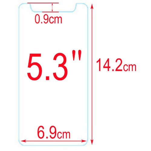  Univerzalno za&amp;scaron;čitno kaljeno steklo za 5.3&amp;quot; zaslon 141,9x69,0mm Slike