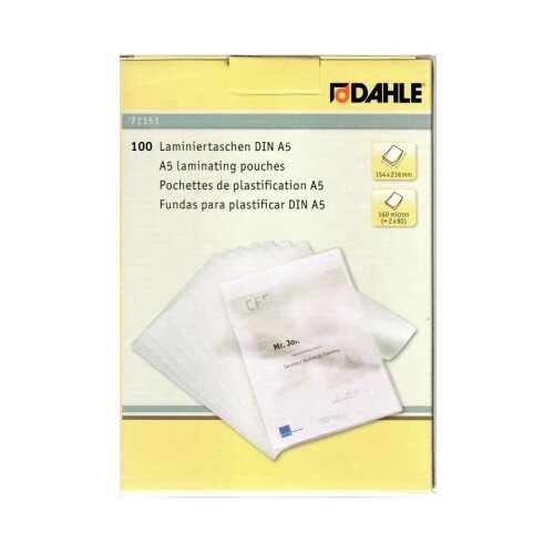 Dahle Folija za plastifikaciju A5 80 mic, 1/100 14LFD251 Slike