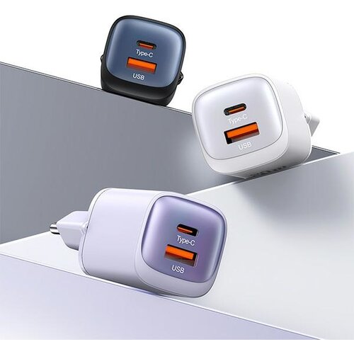 Usams 30W USB-C/USB-A HITRI POLNILEC ZA TELEFONE, BEL, (21974825) Cene