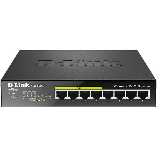 D-link Gigabitni switch 8 portni DGS-1008P/E Cijene