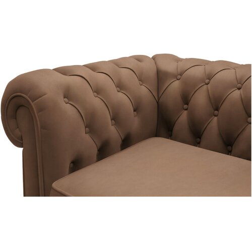 Landscape CHESTERFIELD ZOFA, rjava tekstil Slike