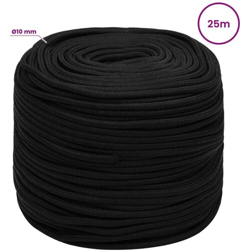  Vi&amp;scaron;enamjensko univerzalno uže 10 mm 25 m Crna Poliester - Crna 10 mm 25 m Slike