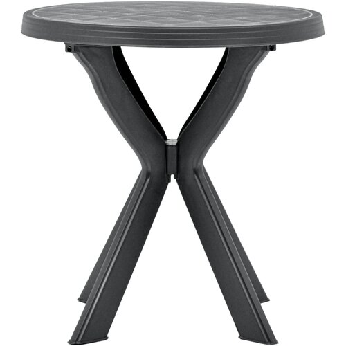 Bistro stol antracit &amp;Oslash; 70 cm plastični Slike