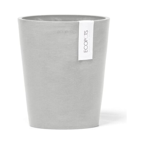 Ecopots Morinda, belo-siva - Ø 17 cm, višina 19,5 cm Cene