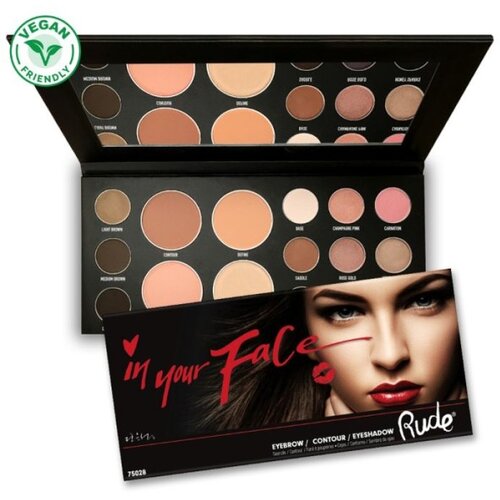 Rude Cosmetics paleta za šminkanje 3 u 1-In your face Cene