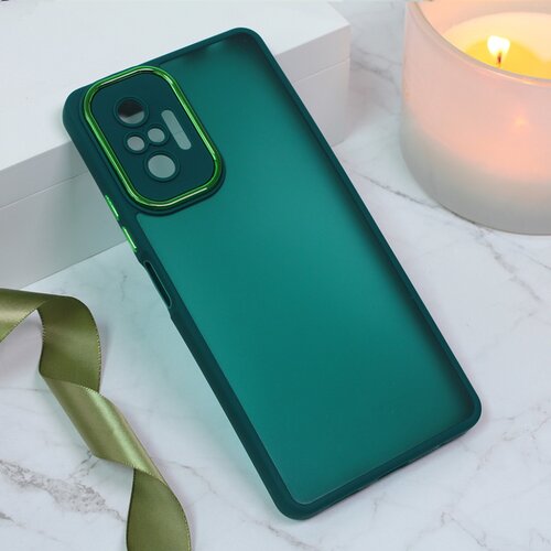 Torbica shining camera za xiaomi redmi note 10 pro/note 10 pro max tamno zelena Slike